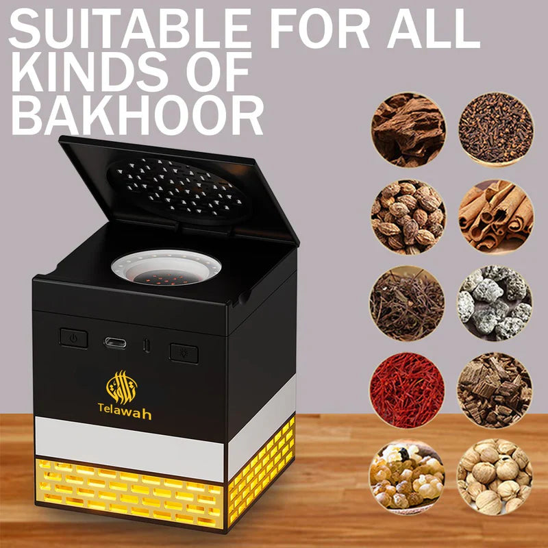 Telawah – Portable Electric Incense Bakhoor Burner